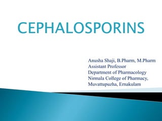 Anusha Shaji, B.Pharm, M.Pharm
Assistant Professor
Department of Pharmacology
Nirmala College of Pharmacy,
Muvattupuzha, Ernakulam
 