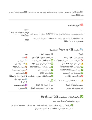 ceph csi vs rook and its benefit and future | PDF