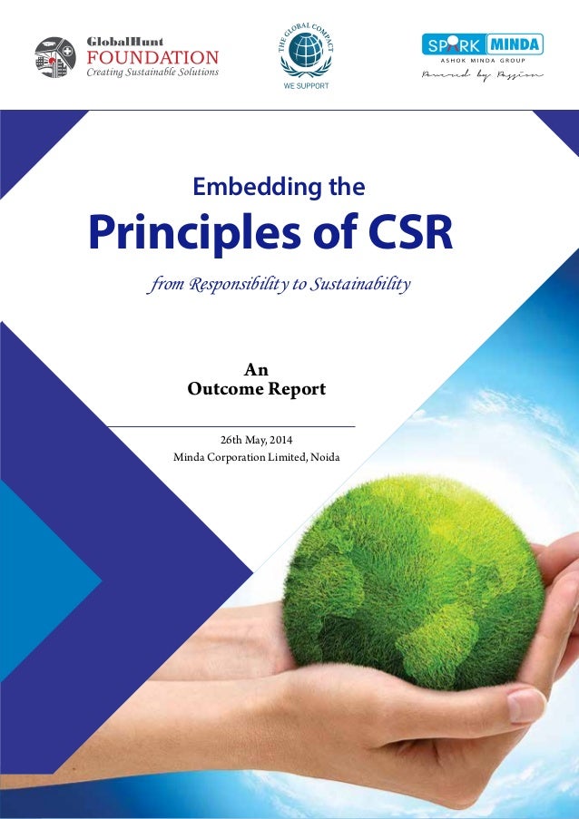 Embedding the Principles of CSR from Responsibility to Sustainability