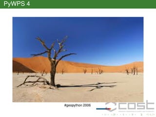 PyWPS 4

#geopython 2006

 