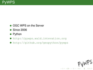 PyWPS Development restart | PPT