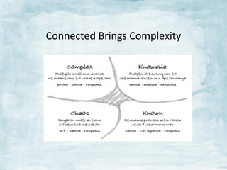 Connected	
  Brings	
  Complexity
	
  

 