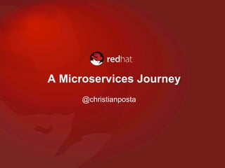 A Microservices Journey
@christianposta
 