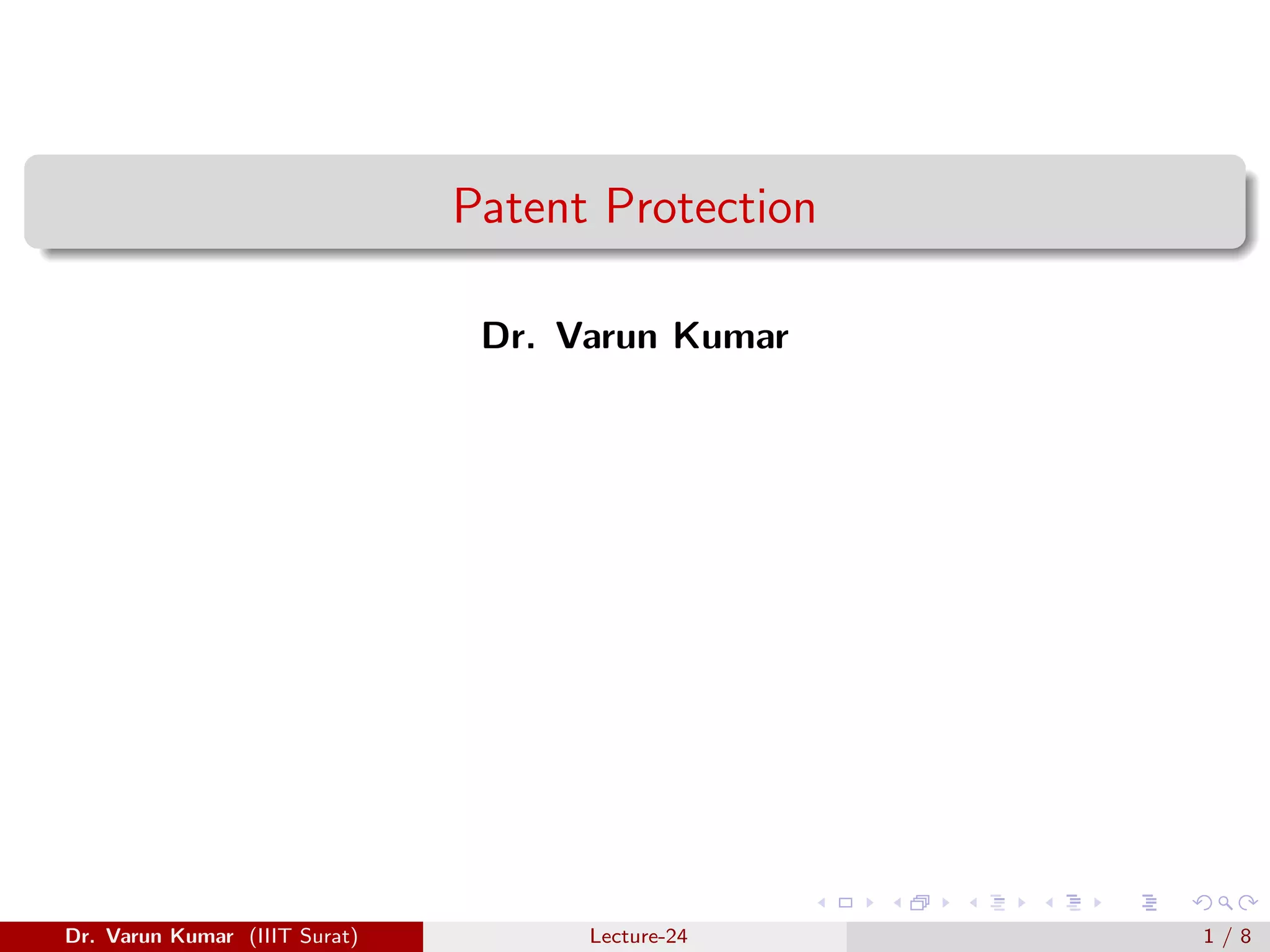 Patent Protection | PPT