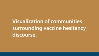 Immunization Hesitancy - A Brief Overview of Challenges and Opportunities Online