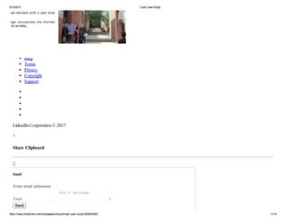 6/15/2017 Cept Case Study
https://www.slideshare.net/chanakyakuchipudi/cept-case-study-60083299/2 11/14
English
Español
Português
Français
Deutsch
About
Dev & API
Blog
Terms
Privacy
Copyright
Support
LinkedIn Corporation © 2017
×
Share Clipboard
×
Email
Enter email addresses
From
Add a message
Send
 