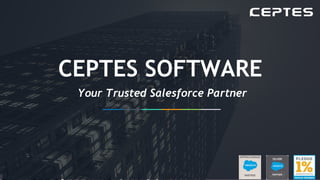 INVESTOR PITCH DECK
1
CEPTES SOFTWARE
Your Trusted Salesforce Partner
 