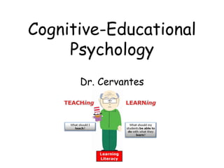 Cognitive-Educational
Psychology
Dr. Cervantes
 