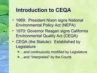 ESP171-CEQA and Land Use Planning | PPT