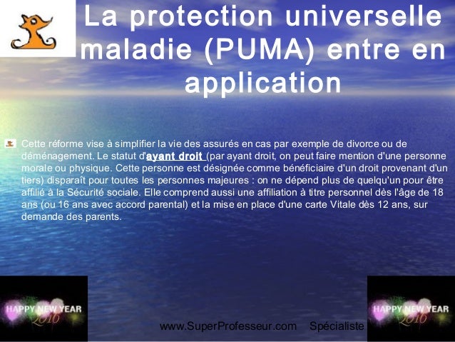 puma protection maladie puma protection maladie