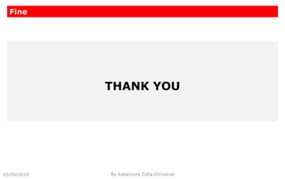 10/04/2018 By Katarzyna Zofia Chrusciel
Fine
THANK YOU
 