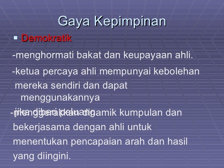 Ceramah Kepimpinan Peranan Pengawas Sekolah