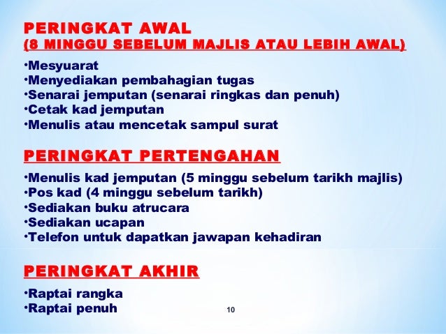 Ceramah Pengurusan Acara