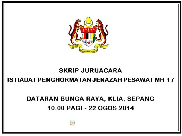 Ceramah tatacara penyediaan skrip juruacara