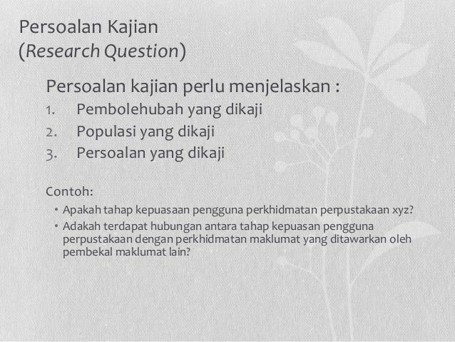 Ceramah 2 Bengkel Asas Penyelidikan Kepustakawanan