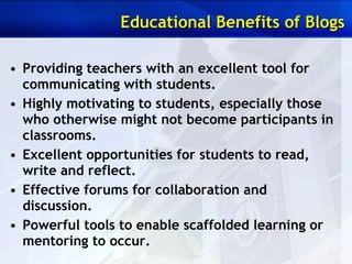 Blog in Teaching & Learning | PPT