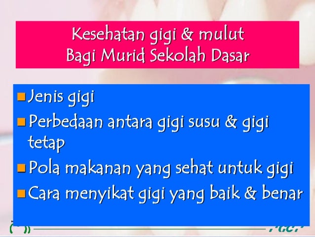 Contoh Pidato Tentang Kesehatan Gigi Dan Mulut - Temukan