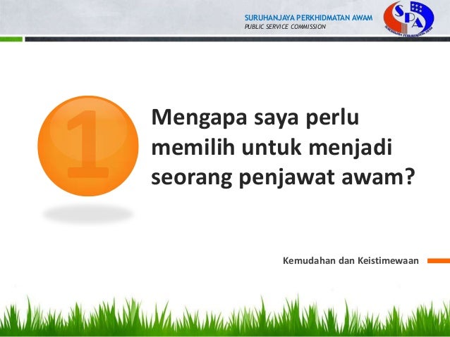 Kelebihan Bekerja dengan Kerajaan (SPA)