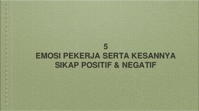 Membina Mentali Pekerja Dalam Kerjaya Berlandaskan Prinsip ...