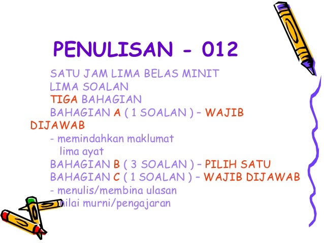 Ceramah penulisan terkini bm tahun 4