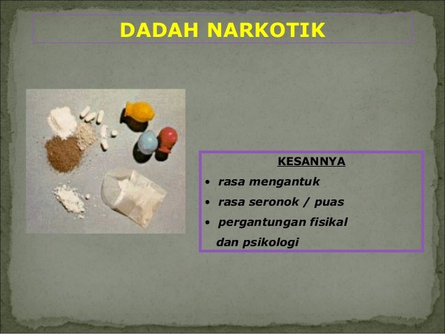 BAHAYA DADAH