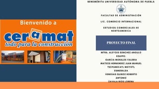 Empresa mexicana
Es una empresa líder en venta y distribución
de Materiales para Construcción, Acabados,
Fontanería y Elec...