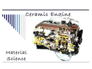 Ceramic Engine
Material
Science
 