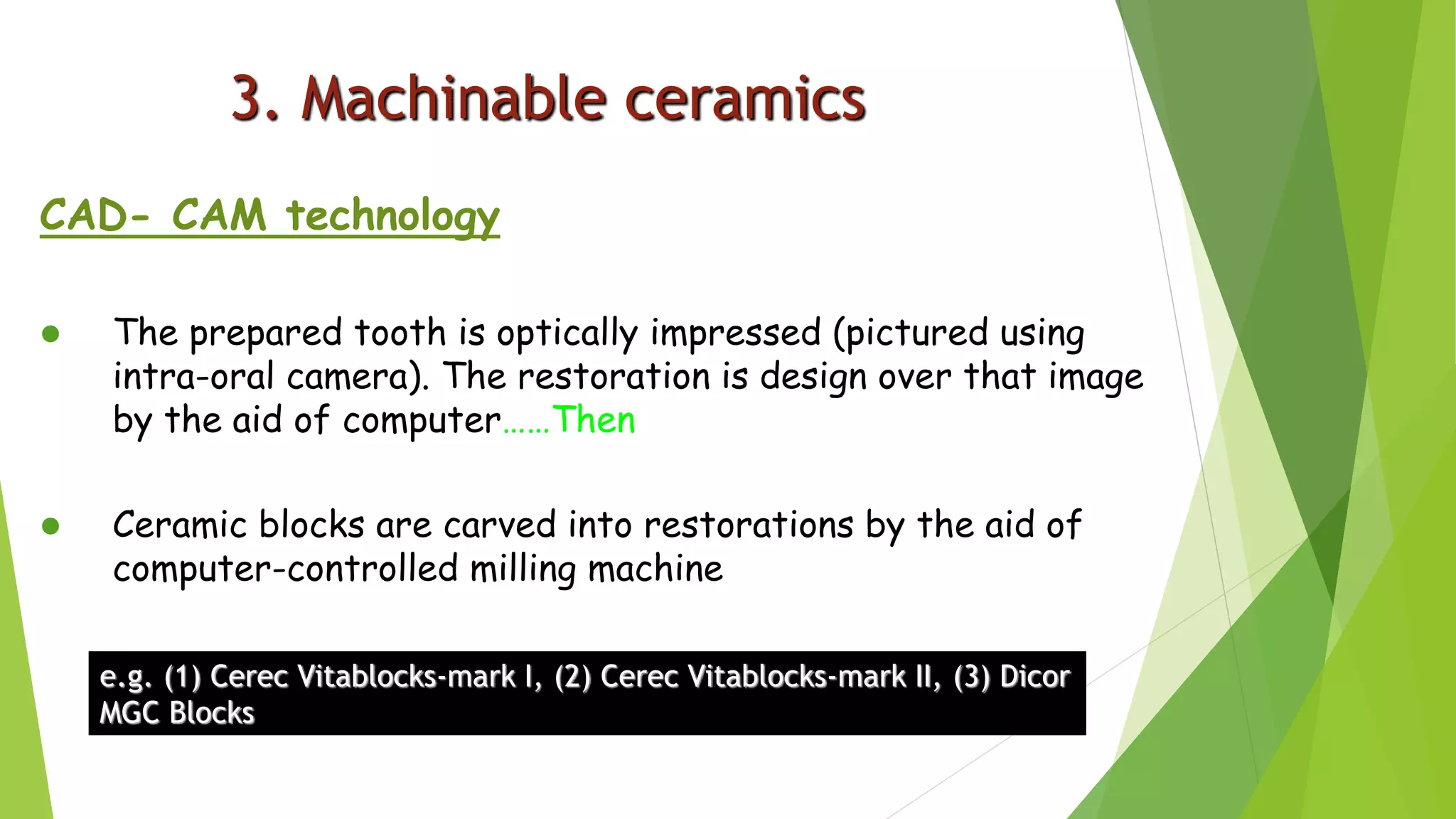 Dental Ceramics and Porcelain fused to metal | PPTX