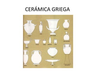 CERÁMICA GRIEGA
 