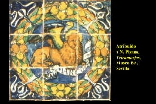 Atribuido a N. Pisano,  Tetramorfos, Museo BA, Sevilla 