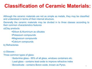 Ceramic materials 1 | PDF