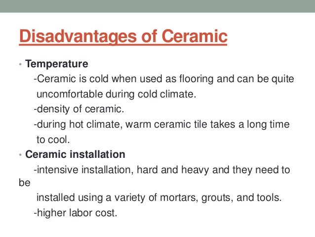 Ceramic Presentation of Building Materials Ceramic Presentation of Building Materials