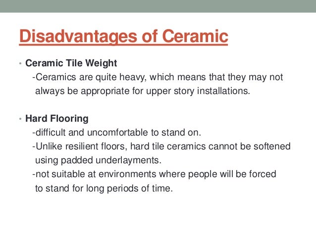 Ceramic Presentation of Building Materials Ceramic Presentation of Building Materials