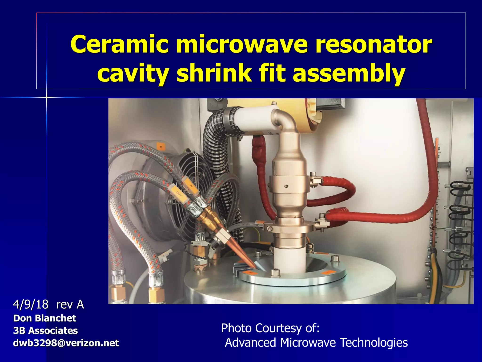 Ceramic cavity resonator PPT