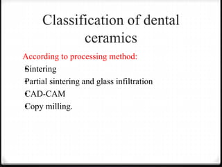 Ceramic restoration | PPTX