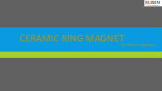 CERAMIC RING MAGNETBy: Ruisen magnetics
 