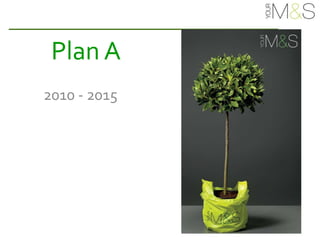 Plan A   2010 - 2015  