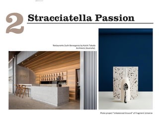 Photo project "Unbalanced Ground" of Fragment Universe
Restaurante Zushi Barangaroo by Koichi Takada
Architects (Australia).
camila@incefra.com.br 02 Jul 2017
 