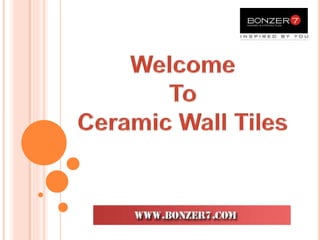 Ceramic Wall Tiles Manufacturer in India