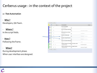 Cerberus : Framework for Manual and Automated Testing (Web Application ...