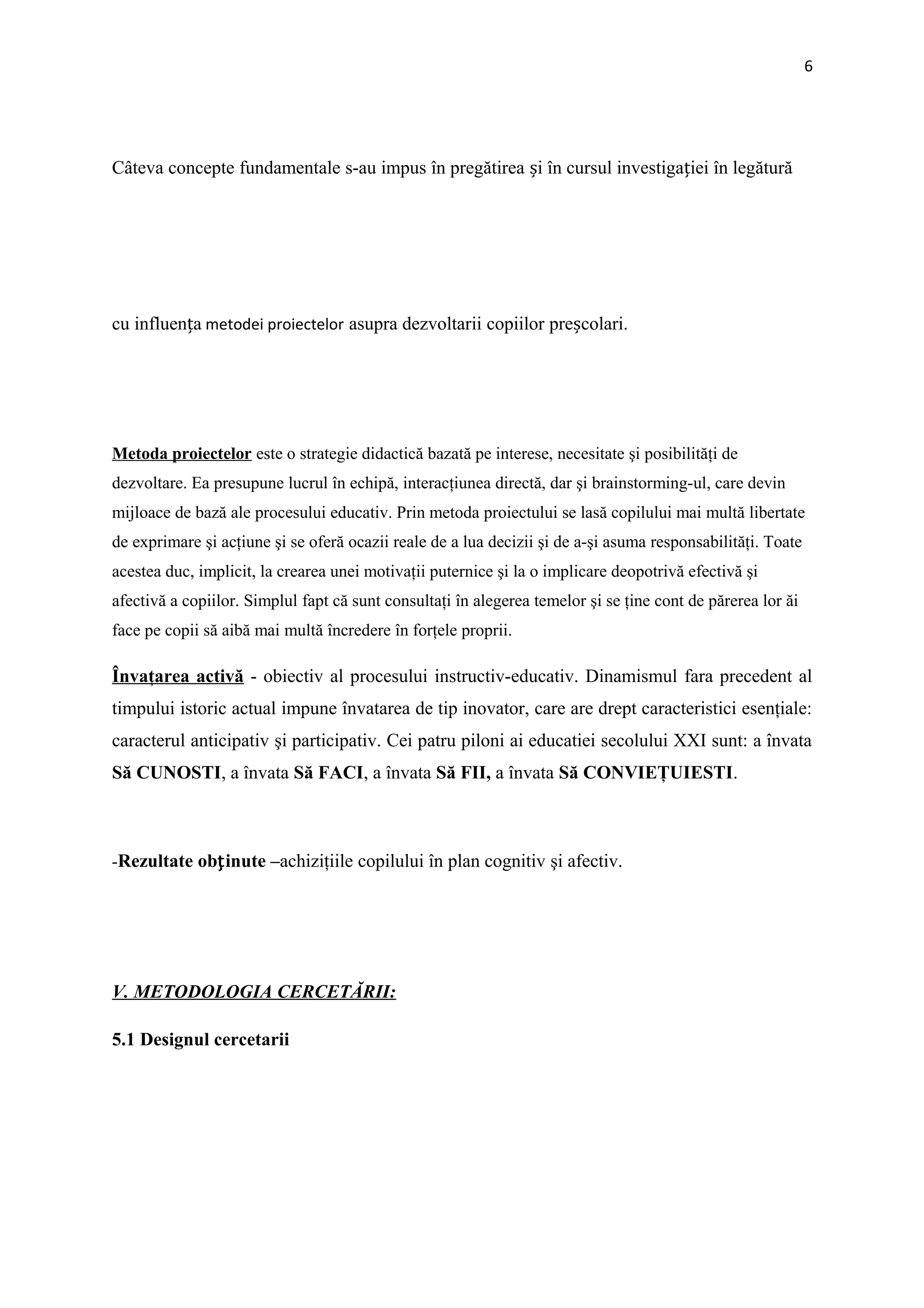Cercetare pedagogica cosma | DOC