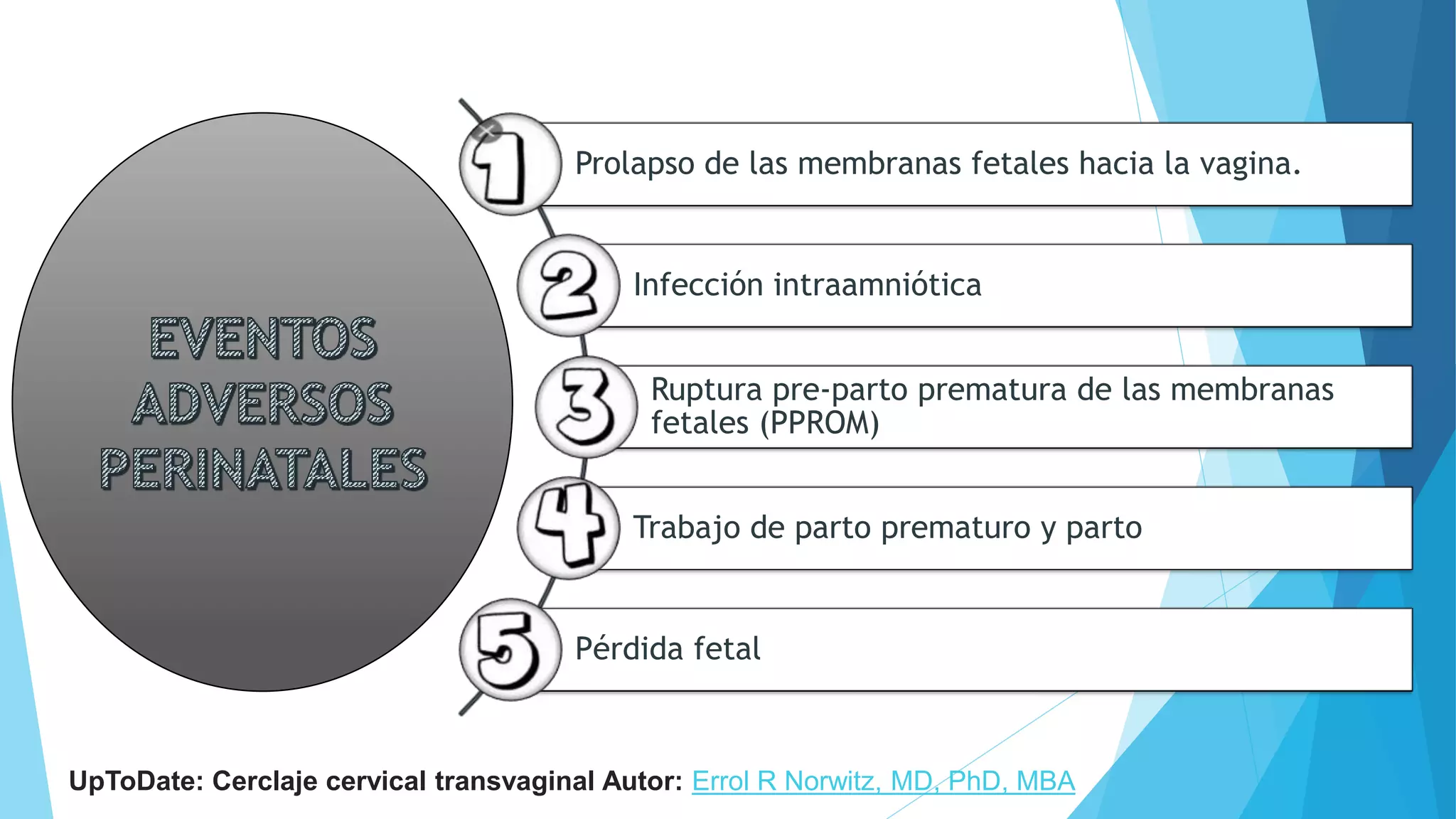 Cerclaje cervical PPT