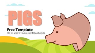 Here’s where your presentation begins
Free Template
PIGS
 