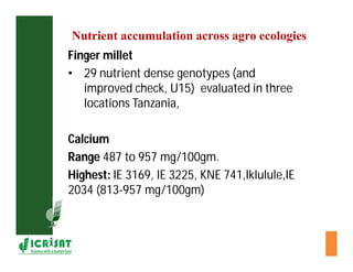 Cereal breeding in ESA- Henry Ojulong, Eric Manyasa, Sam Njoroge, NARS partners