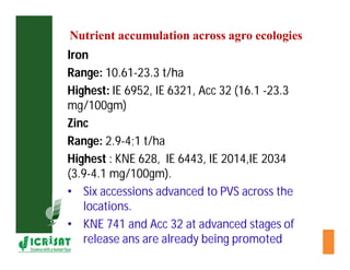 Cereal breeding in ESA- Henry Ojulong, Eric Manyasa, Sam Njoroge, NARS partners