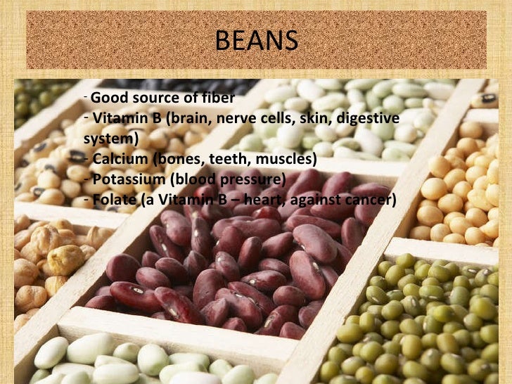 Cereals and legumes