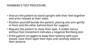 Comprehensive Cerebellar Examination and Gait Analysis in Neurological ...