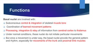 Cerebellum, and Basal Ganglia by Dr. Rabia Inam Gandapore.pptx