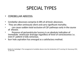 Cerebral Abscess DVDFZVBSDBGDFNDFNDFGNDFNDFG | PPTX