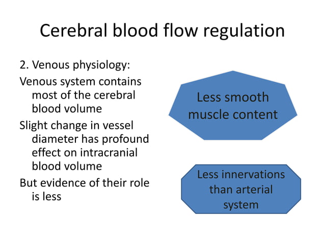 Cerebral blood flow | PPTX | Brain and Nervous System Disorders ...
